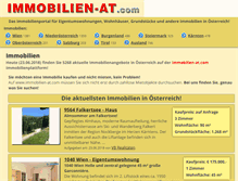 Tablet Screenshot of immobilien-at.com